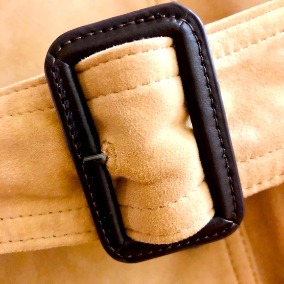 Banana Republic Authentic Suede Trench Coat - Picture 4 of 7